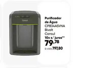Zaffari Purificador De Agua Cpb34asvna Bivolt Consul oferta