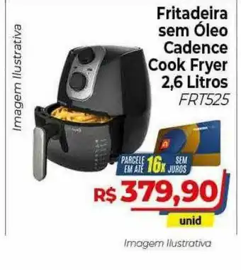 Hiper Moreira Fritadeira Sem óleo Cadence Cook Fryer 2.6L oferta