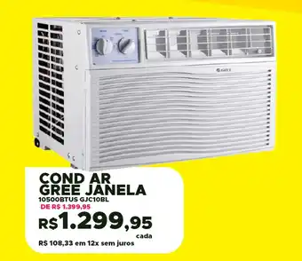 DB Supermercados Cond Ar Gree Janela oferta