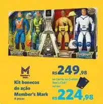 Sam's Club Kit bonecos de ação oferta