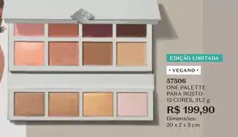 O Boticário O boticario - one palette para rosto oferta