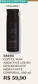 O Boticário O boticario - coffee man additive loção desodorante hidratante corporal oferta