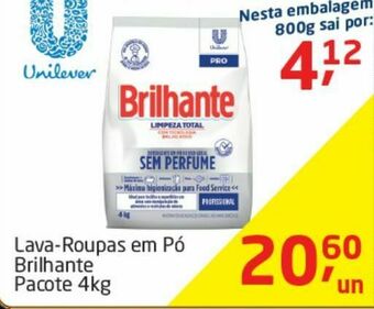Tenda Atacado Detergente em pó brilhante 4 kg oferta
