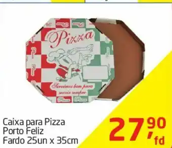 Caixa para pizza fardo 25 un x 35 cm