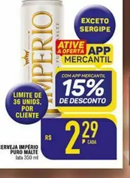 Mercantil Rodrigues Cerveja imperio puro malte oferta