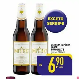 Cerveja imperio lager puro malte