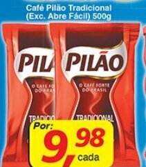 Supermercados Guanabara Cafe Pilao Traditional 500g oferta