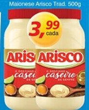 Supermercados Guanabara Maionese Arisco Trad. 500g oferta