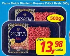 Supermercados Guanabara Carne Moida Dianteiro Reserva Friboi Resfr. 500g oferta