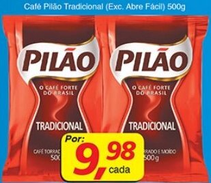 Supermercados Guanabara Cafe Pilao Tradicional 500g oferta