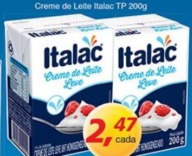 Supermercados Guanabara Creme de Leite Italac TP 200g oferta