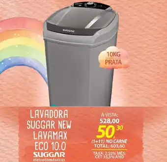 Lojas Cem Lavadora suggar new lavamax eco 10.0 oferta