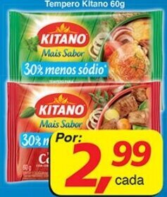 Supermercados Guanabara Tempero Kitano 60g oferta