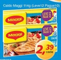Supermercados Guanabara Caldo Maggi 114g oferta