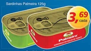 Sardinhas Palmeira 125g