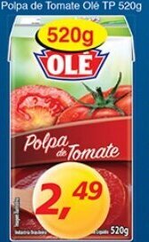 Supermercados Guanabara Polpa de Tomate Ole Tp 520g oferta