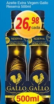 Supermercados Guanabara Azeite Extra Virgem Gallo Reserva 500ml oferta