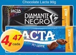 Supermercados Guanabara Chocolate Lacta 90g oferta