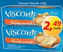 Supermercados Guanabara Torrada Visconti 120g oferta