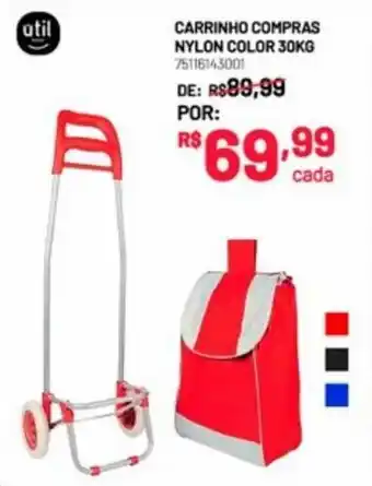 Carinho Compras Nylon Color 30kg