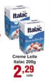 Rossi Supermercado Creme Leite Italac 200g oferta
