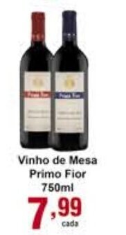 Rossi Supermercado Vinho de mesa Primo Fior 750ml oferta