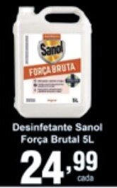 Rossi Supermercado Desinfetante Sanol Forca Brutal 5L oferta