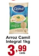 Rossi Supermercado Arroz Camil Integral 1kg oferta