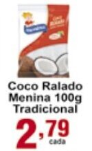 Rossi Supermercado Coco Ralado Menina 100g Tradicional oferta