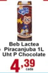 Rossi Supermercado Beb Lactea Piracanjuba 1L Uht P/ Chocolate oferta