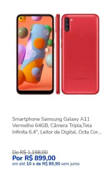 Smartphone Samsung galaxy A11