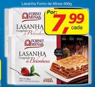 Lasanha Forno de Minas 600g