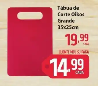 Sj Supermercados Tabua de Corte Oikos Grande 35x25c. oferta