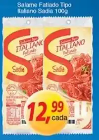 Supermercados Guanabara Salame Fatiado Tipo Italiano Sadia oferta