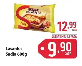 Lasanha Sadia 600g