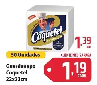 Guardanapo Coquetel 22x23cm