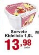 Rossi Supermercado Sorvete Kidelicia 1.5L oferta
