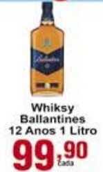 Whisky Ballantines 12 Anos, 1L