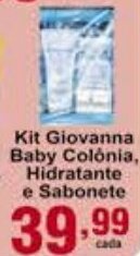 Rossi Supermercado Kit Giovanna Baby Colonia, Hidratante e Sabonete oferta