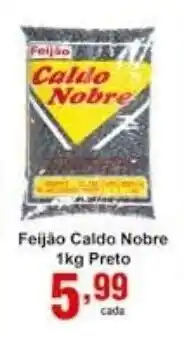 Rossi Supermercado Feijao Caldo Nobre 1kg Preto oferta