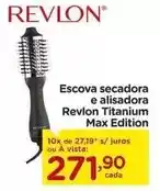 Carrefour Revlon - escova secadora e alisadora titanium max edition oferta
