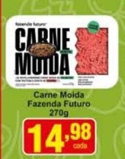 Rossi Supermercado Carne Moida Fazenda Futuro 270g oferta