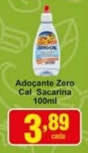 Rossi Supermercado Adocante Zero Cal Sacarina 100ml oferta