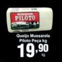 Rossi Supermercado Queijo Mussarela Piloto peca 1kg oferta