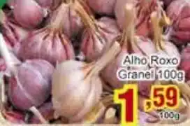 Rossi Supermercado Alho Roxo Granel 100g oferta