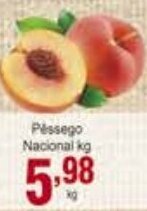 Rossi Supermercado Pessego Nacional 1kg oferta