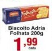 Rossi Supermercado Biscoito Adria Folhata 200g oferta