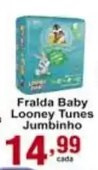 Rossi Supermercado Fralda Baby Looney Tunes Jumbinho oferta