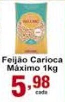 Rossi Supermercado Feijao Carioca Maximo 1kg oferta
