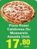 Pizza Rossi Calabresa ou Mussarela Assada unid.
